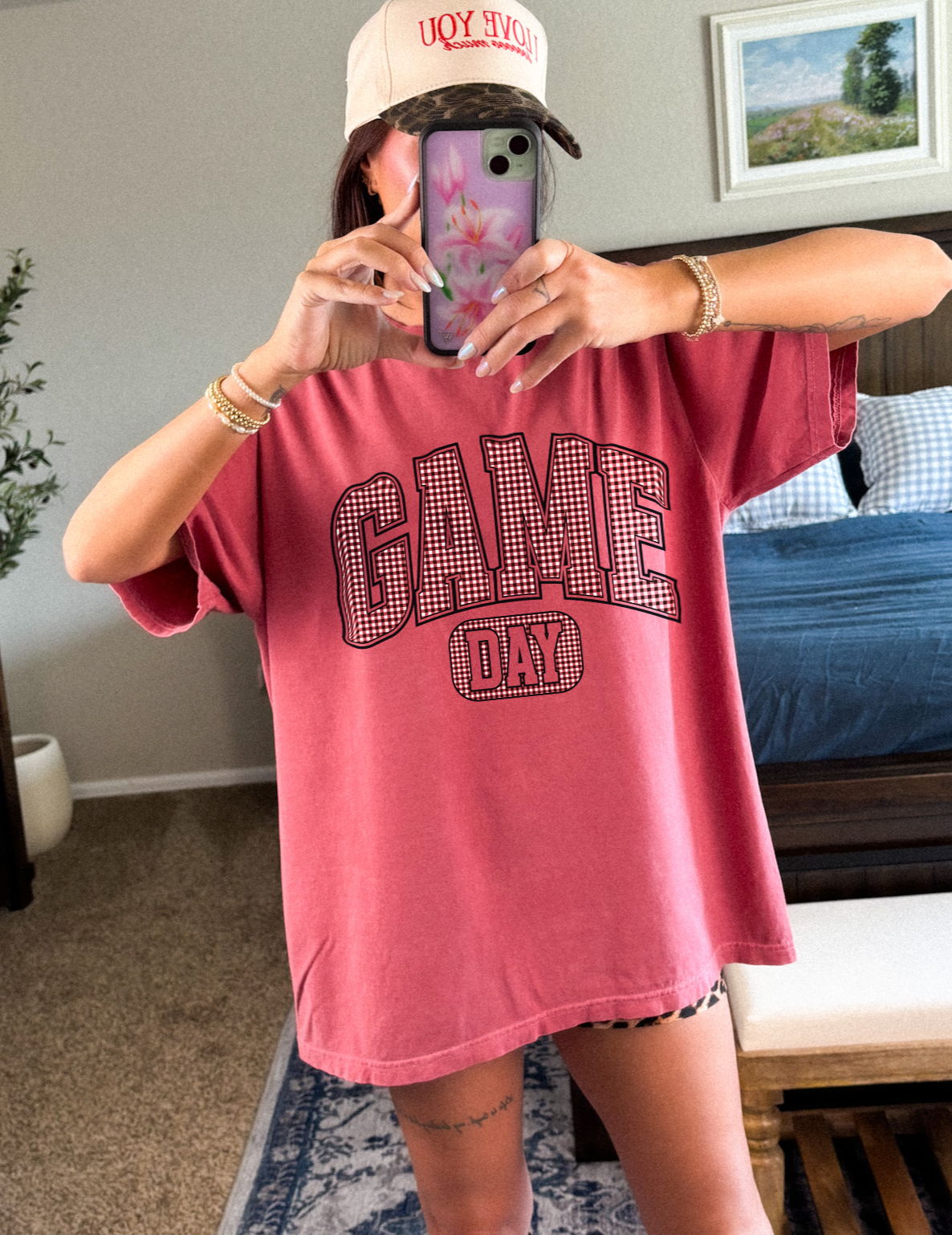 Game Day - Gingham - Custom Color