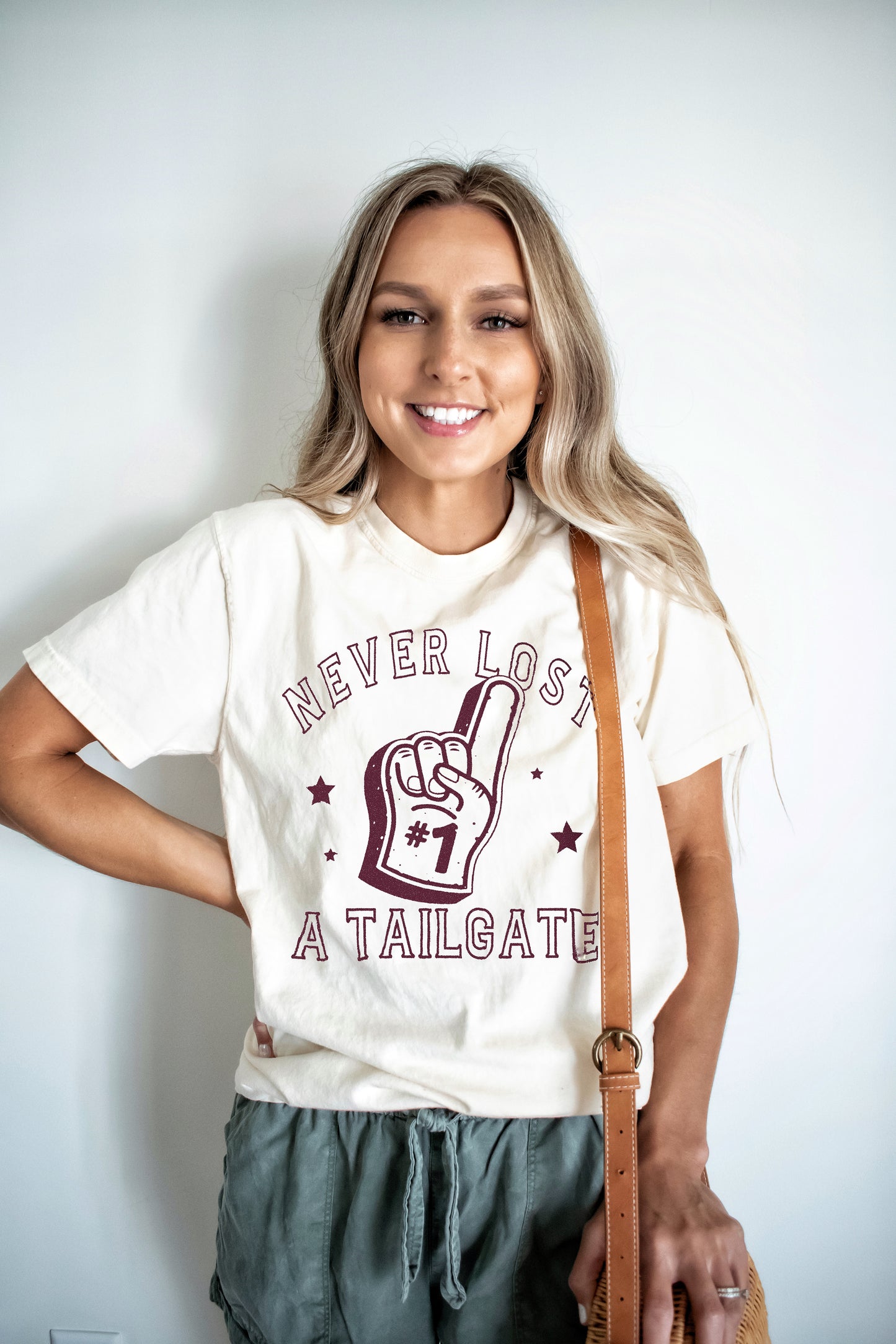 Never Lost a Tailgate - Ivory tee