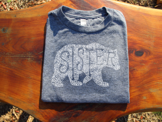 What's In A Sister Bear Athletic Grey Short Sleeve