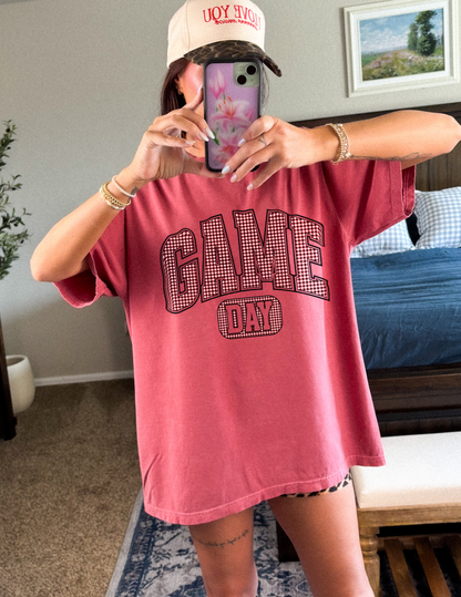 Game Day - Gingham - Custom Color