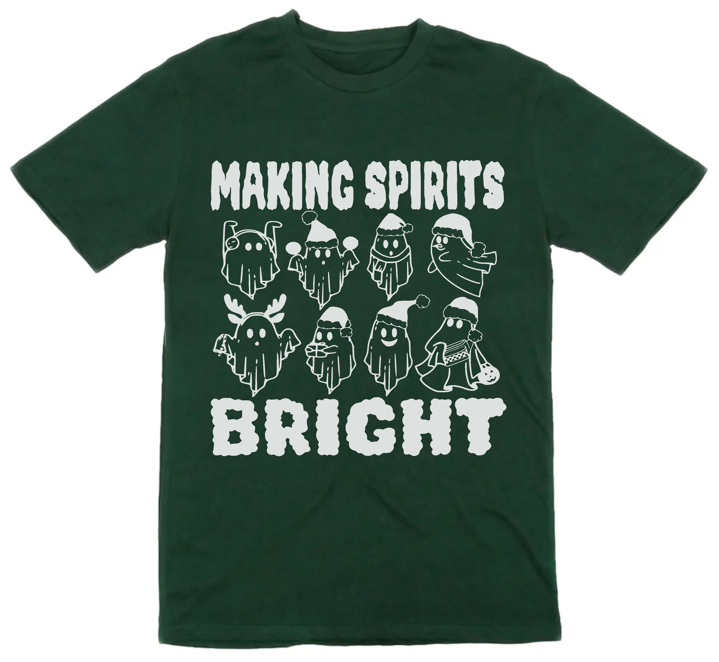 Making Spirits Bright - Christmas tee