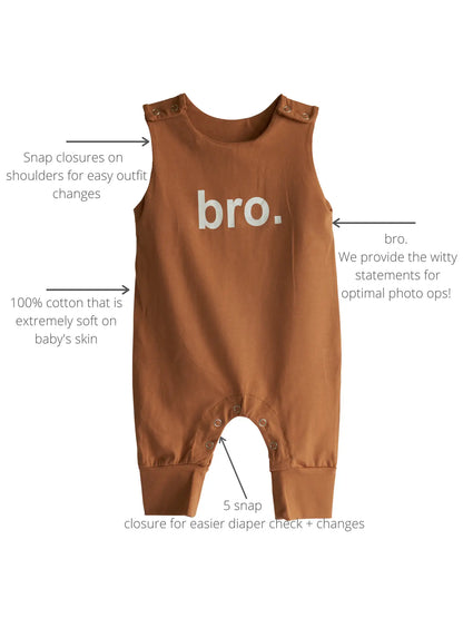 BRO. Romper (Rust) (READY TO SHIP)