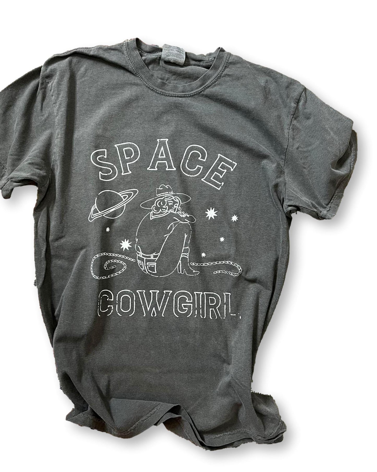 SPACE COWGIRL  - Comfort Colors - pepper