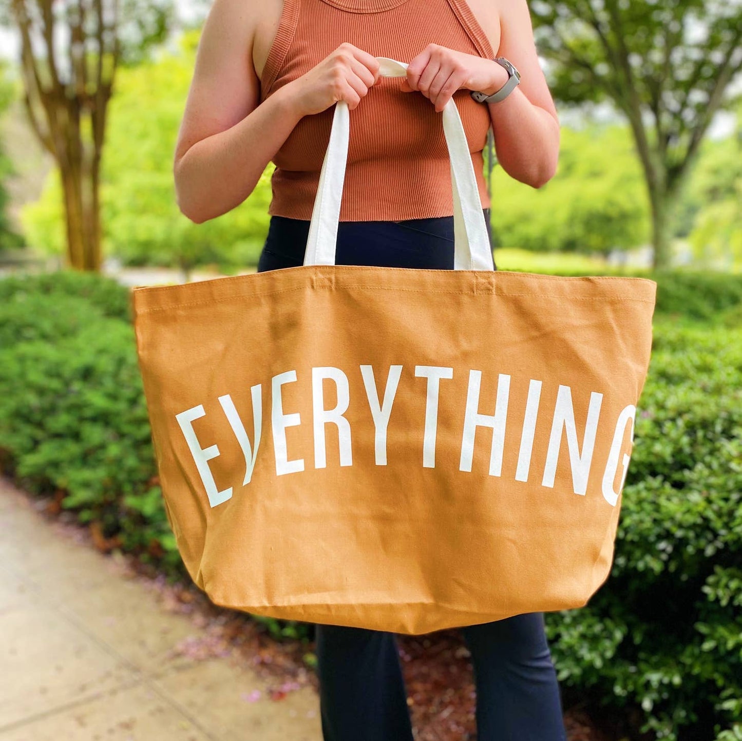 EVERYTHING canvas tote