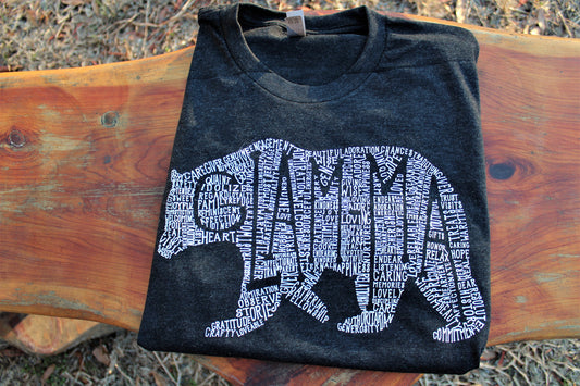 What's In A Glam-Ma - Black Crew Neck