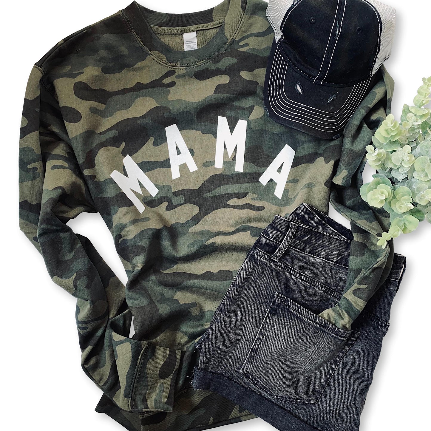 MAMA - Camo sweatshirt