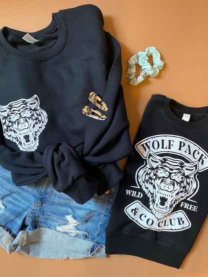 Wolf Pack Club - Adult + Kids (sweatshirts)