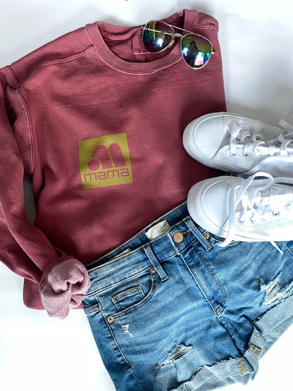 The Mama Logo - Comfort Colors sweatshirt