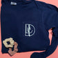 DLT logo - Comfort Colors Long Sleeve - Navy