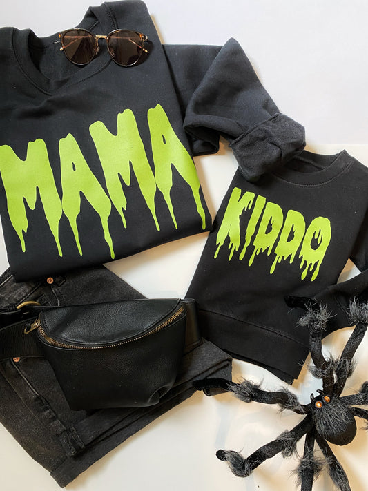 MAMA + Kiddo - Drip slime sweatshirt