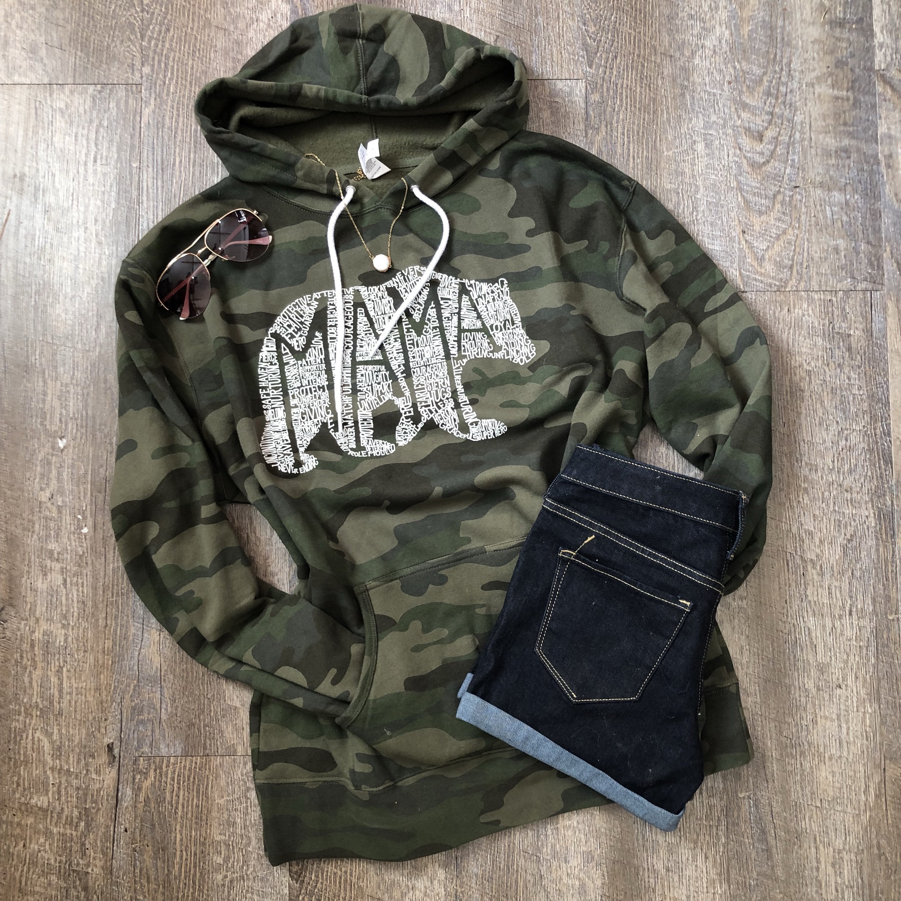 Mama bear camo sales sweatshirt