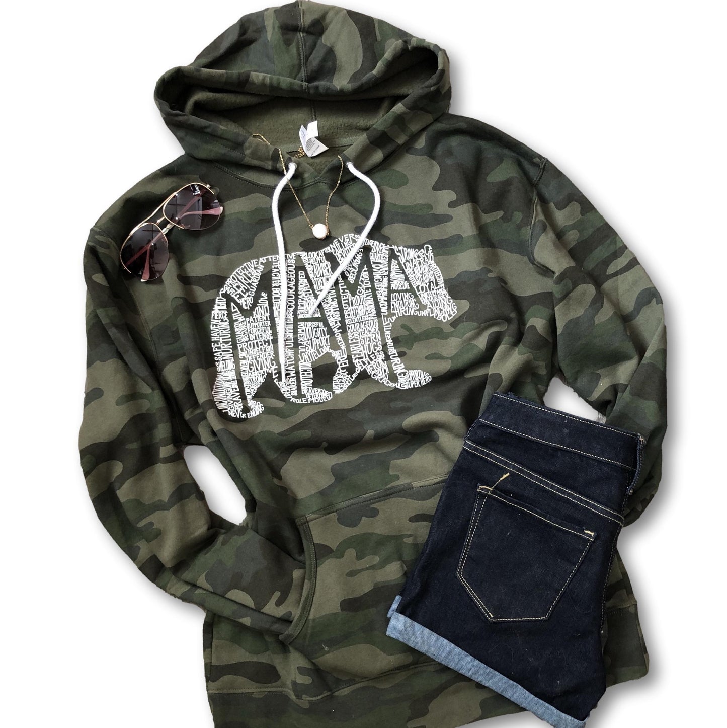What's In A Mama Camo Hoodie