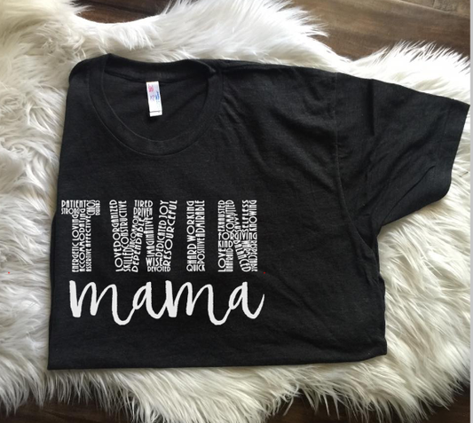 Twin mama tee